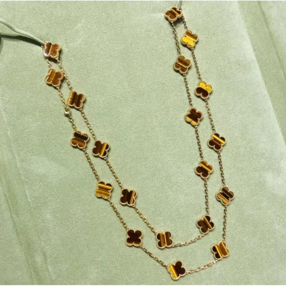 Clover Vintage Alhambra Twenty Flower Necklace