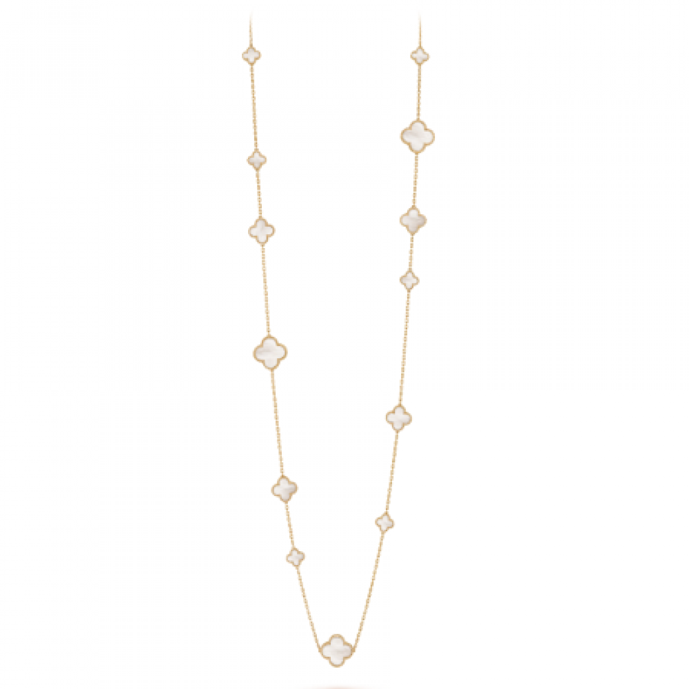 Clover Vintage Alhambra Twenty Flower Necklace