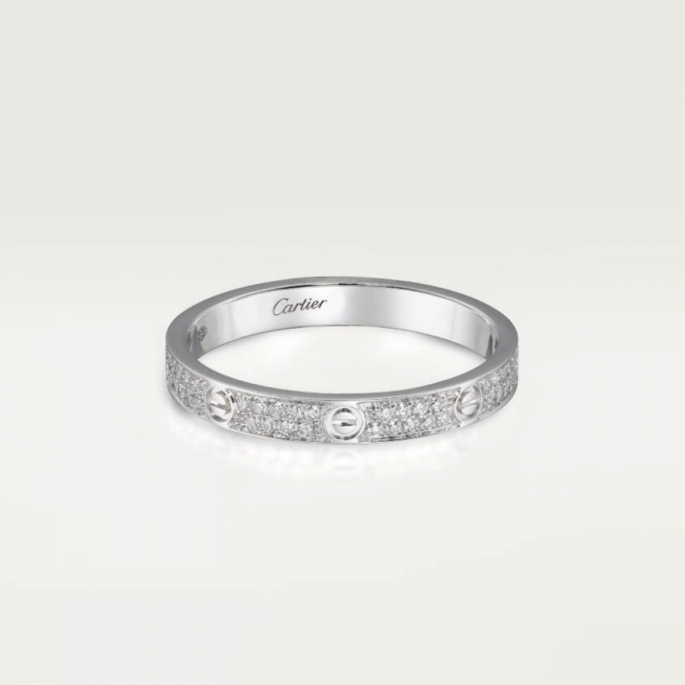 Cartier Love Ring Mini Set With Diamonds Cartier Love Ring Mini Set With Diamonds