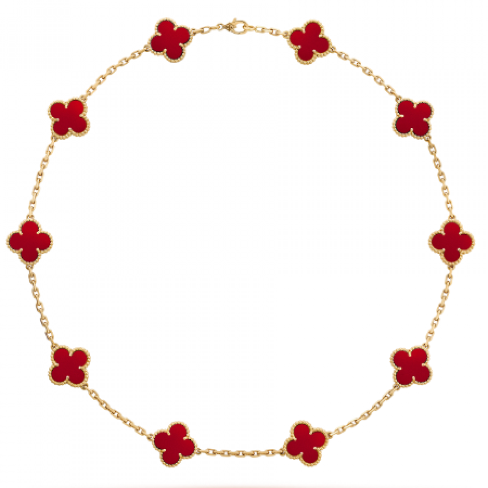 Clover Vintage Alhambra Ten Flower Necklace