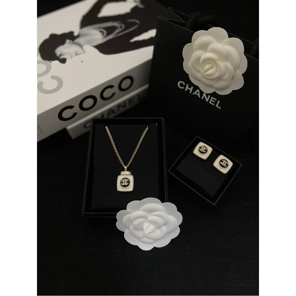 Chanel Set 3 , Earring, Necklace