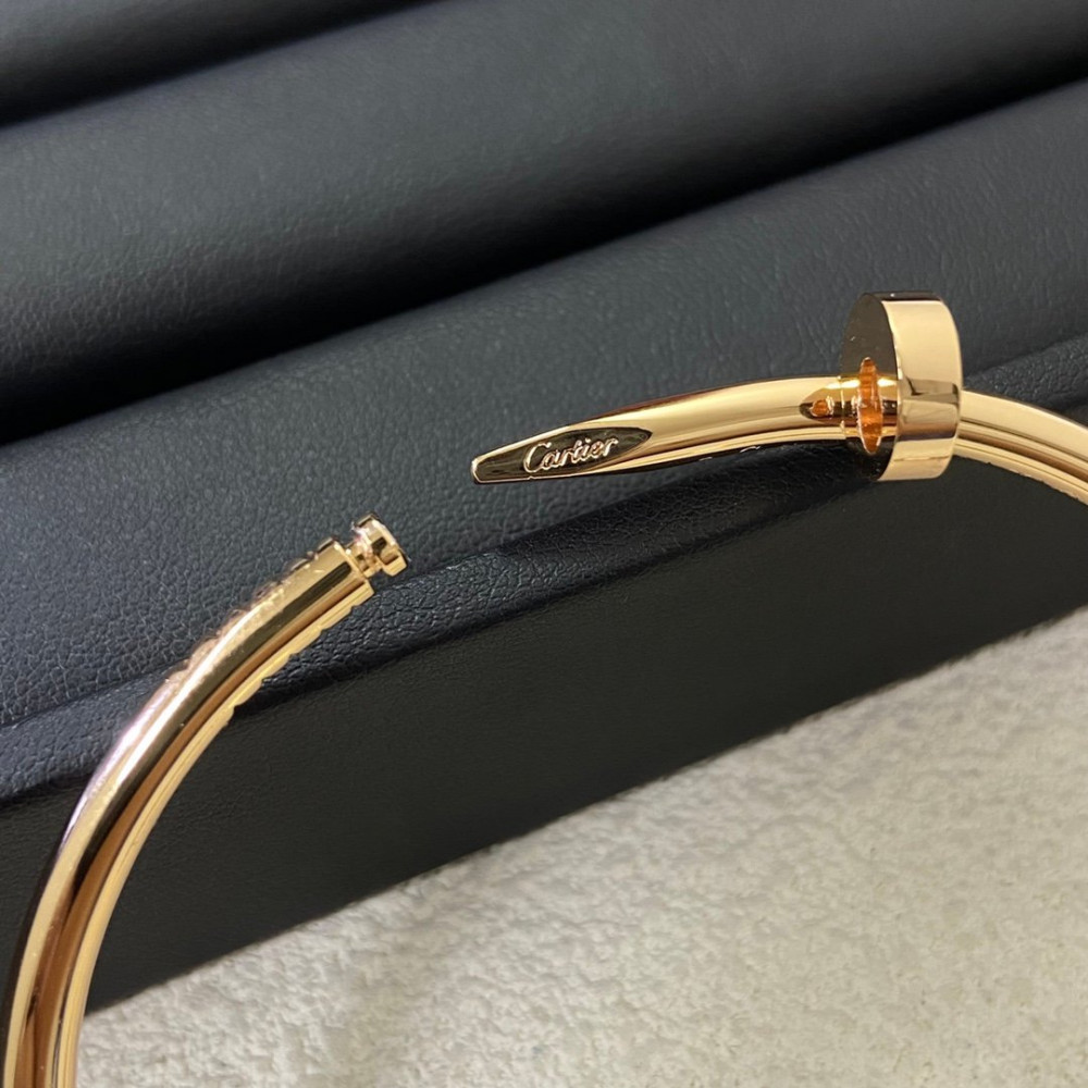 Cartier Nail Bangel Without Diamond, Gold, Silver, Rose Gold