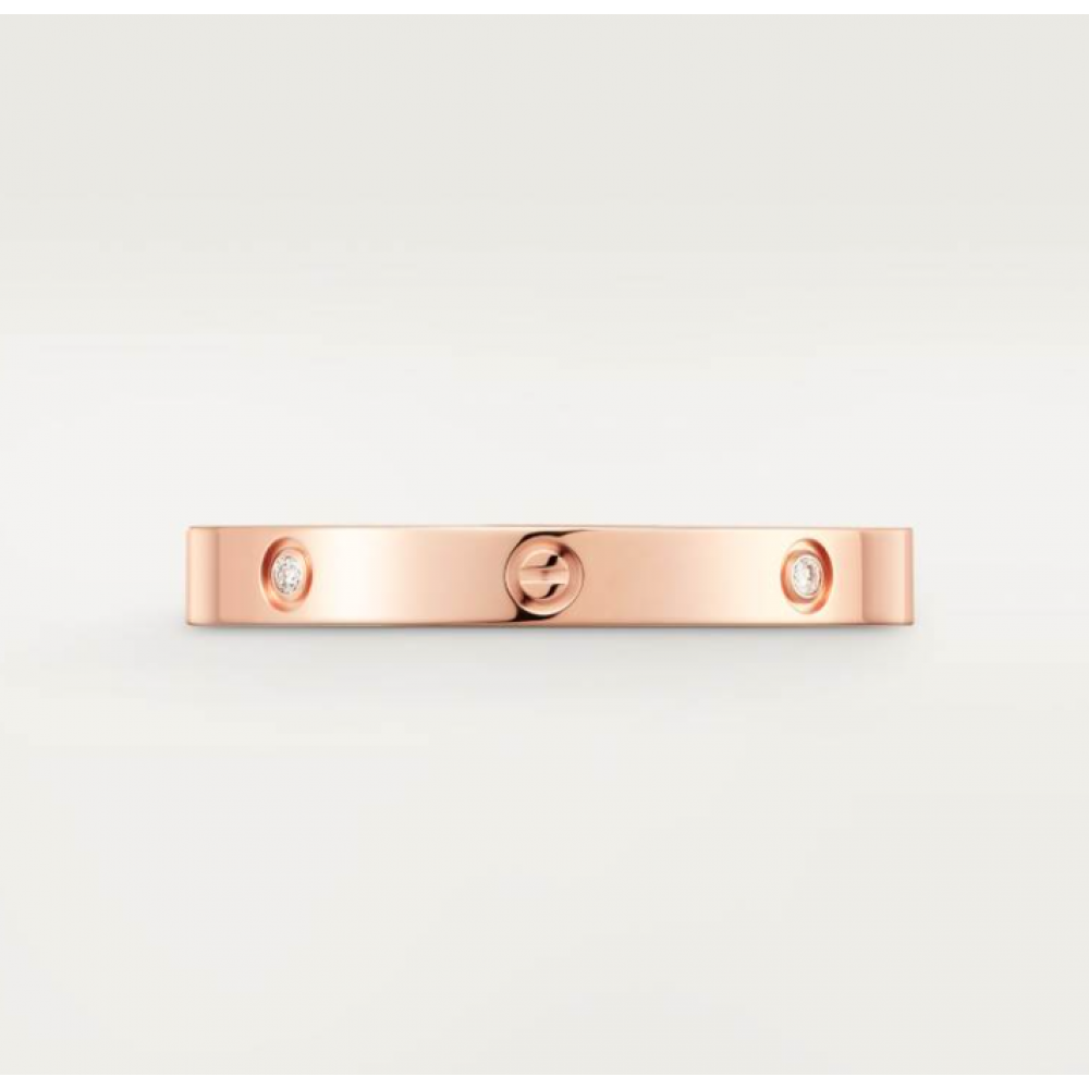 Cartier Love Ring Mini Set With 4 Diamonds Cartier Love Ring Mini Set With 4 Diamonds