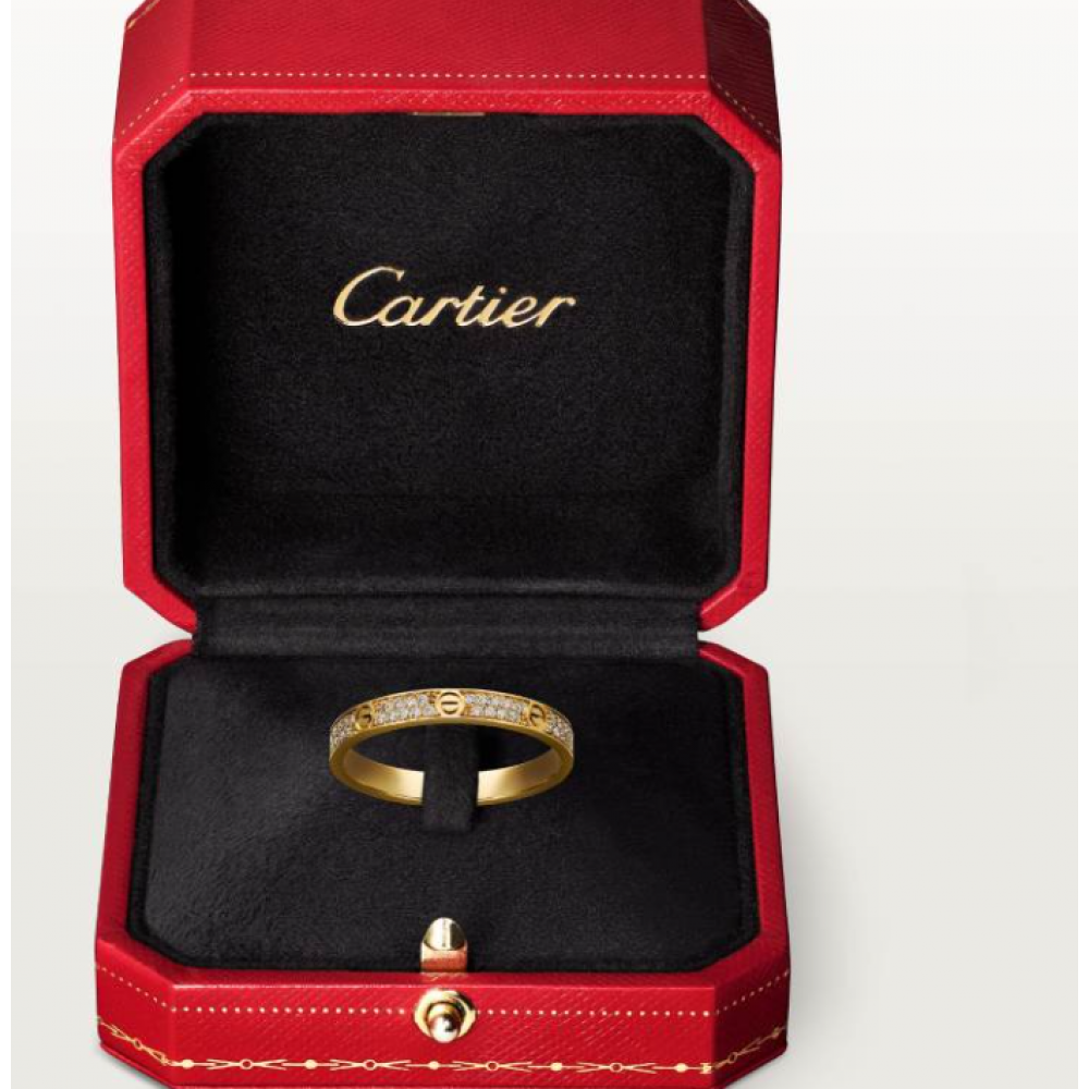 Cartier Love Ring Mini Set With Diamonds Cartier Love Ring Mini Set With Diamonds