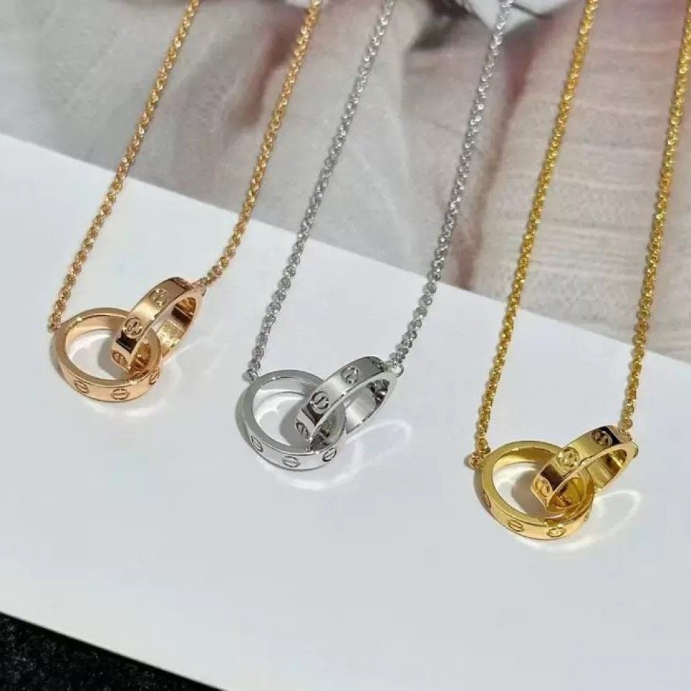 Cartier Necklace, Doubel Love