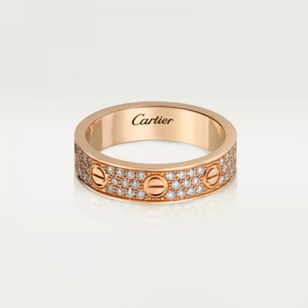 Cartier Love Ring Small Edition Set With Diamonds Cartier Love Ring Small Edition Set With Diamonds