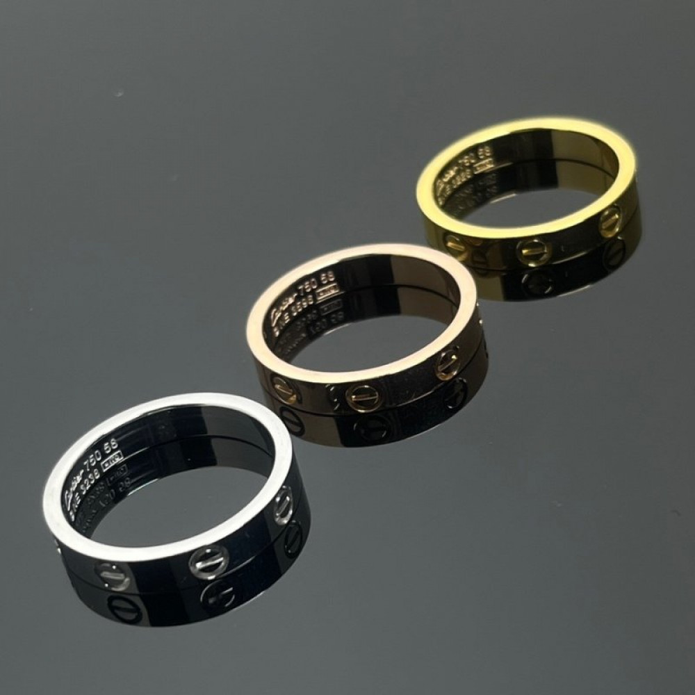 Cartier Love Ring, Gold, Rosegold, Silver