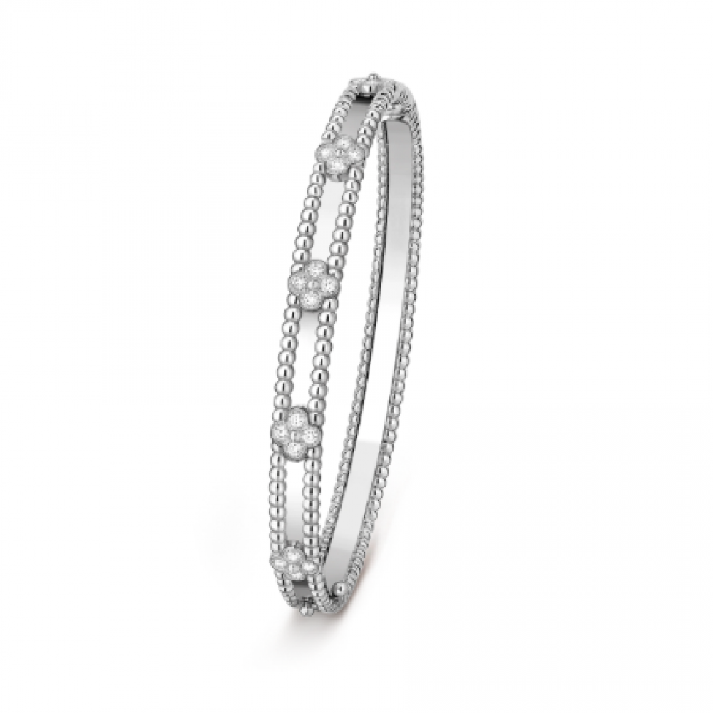 Clover Perlée Sweet Clovers Bangle