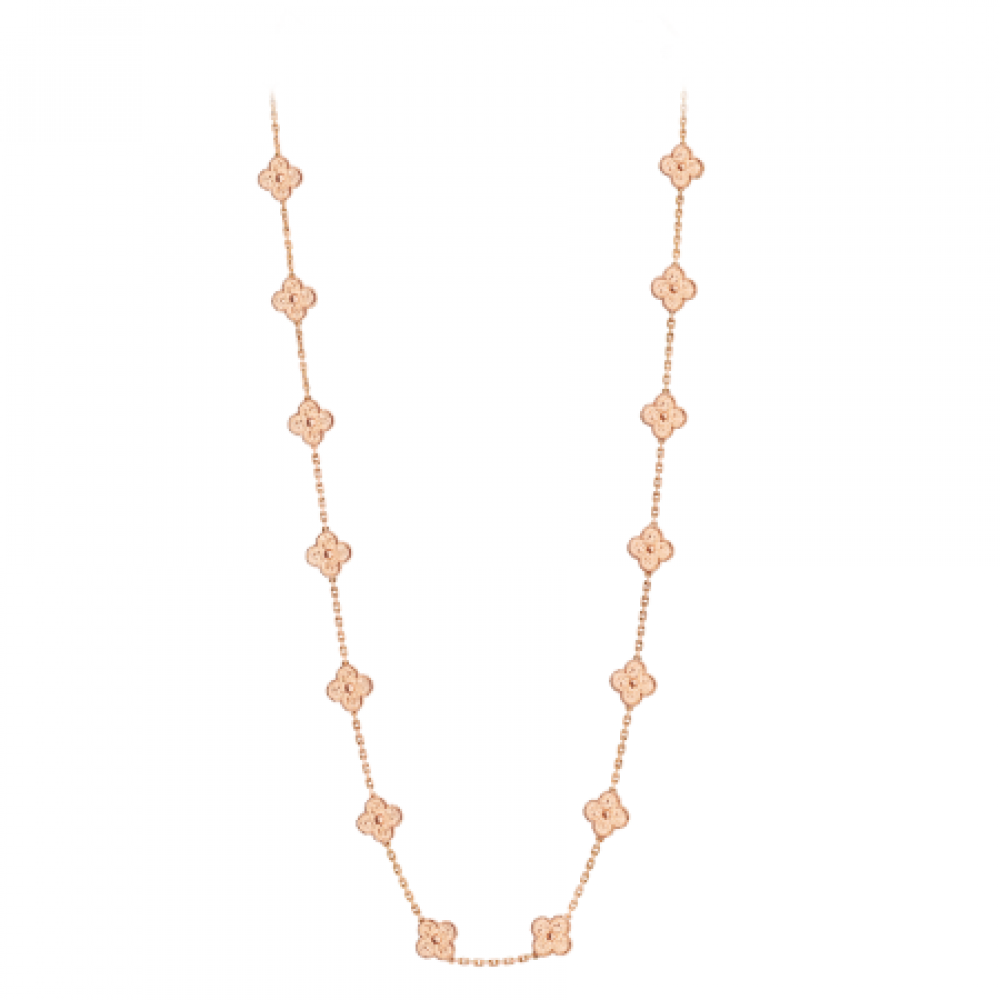 Clover Vintage Alhambra Twenty Flower Necklace