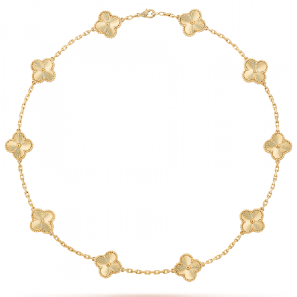 Clover Vintage Alhambra Ten Flower Necklace