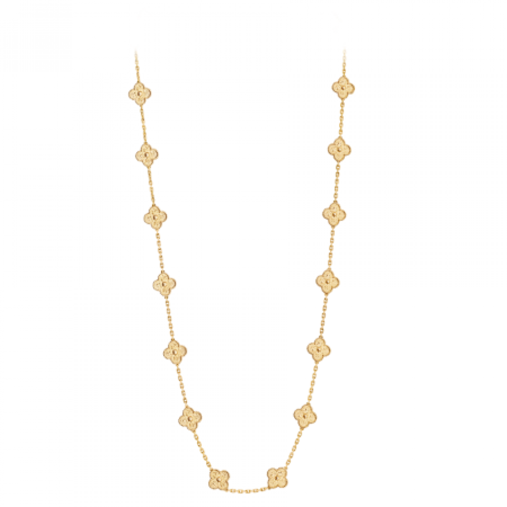 Clover Vintage Alhambra Twenty Flower Necklace