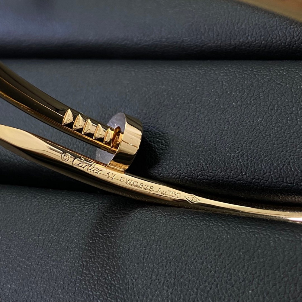 Cartier Nail Bangel Without Diamond, Gold, Silver, Rose Gold