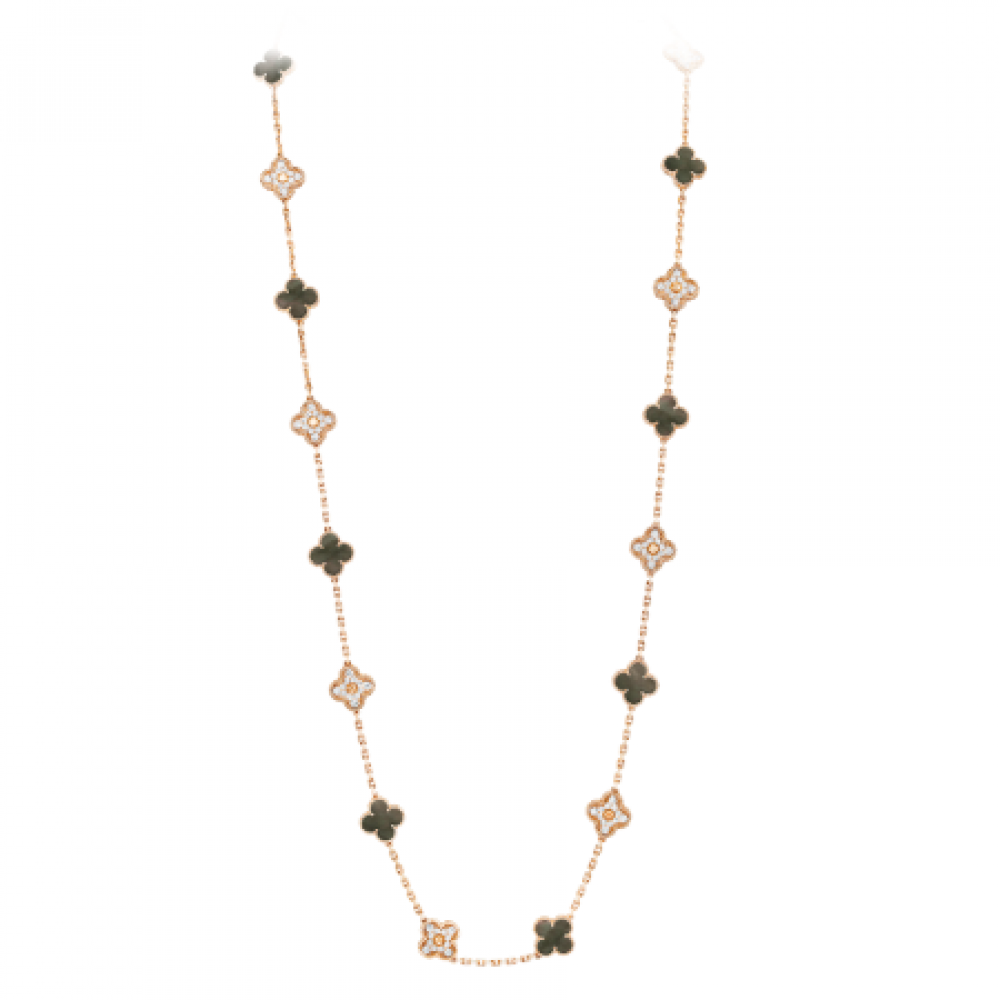 Clover Vintage Alhambra Twenty Flower Necklace