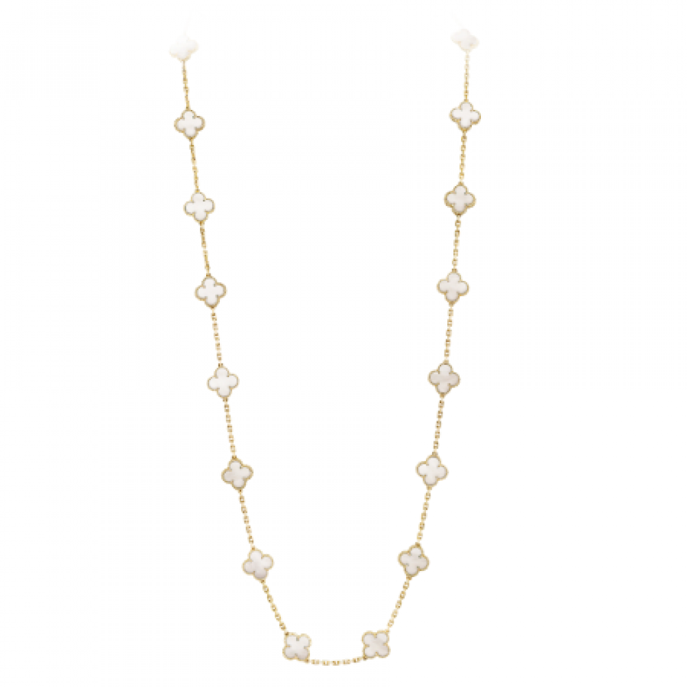 Clover Vintage Alhambra Twenty Flower Necklace