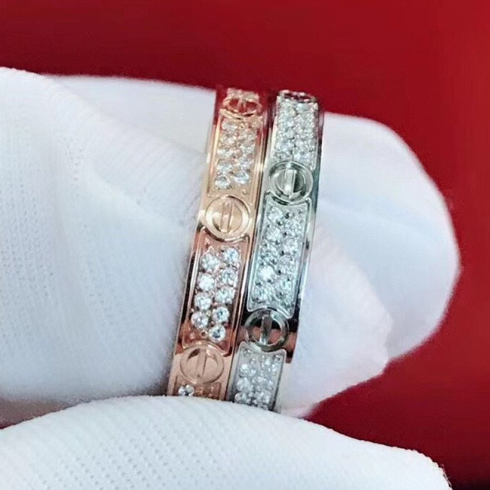 Cartier Love Ring Full Dia, Thin