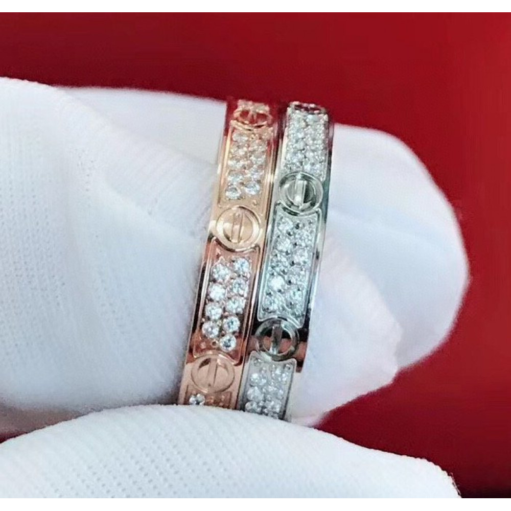 Cartier Love Ring Full Dia, Thin