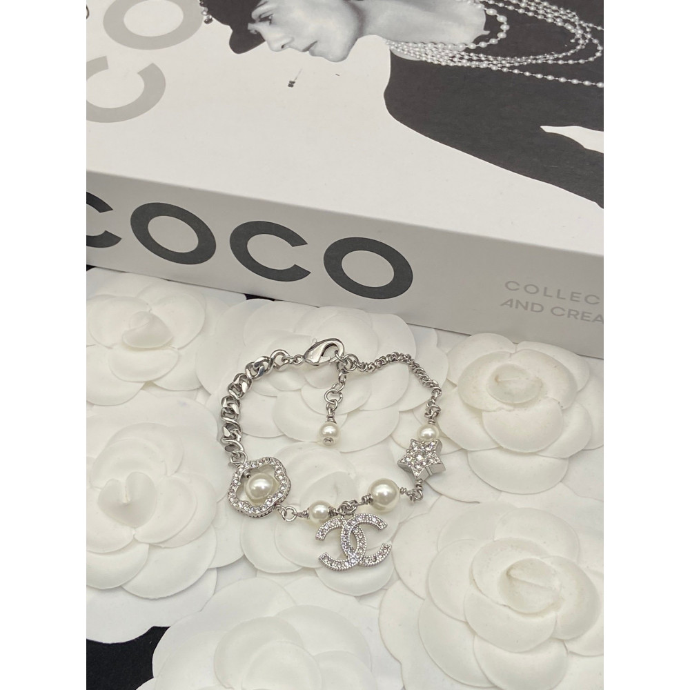 Chanel Set 2 , Earring, Necklace, Bracelet