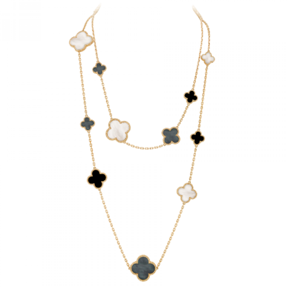Clover Vintage Alhambra Twenty Flower Necklace