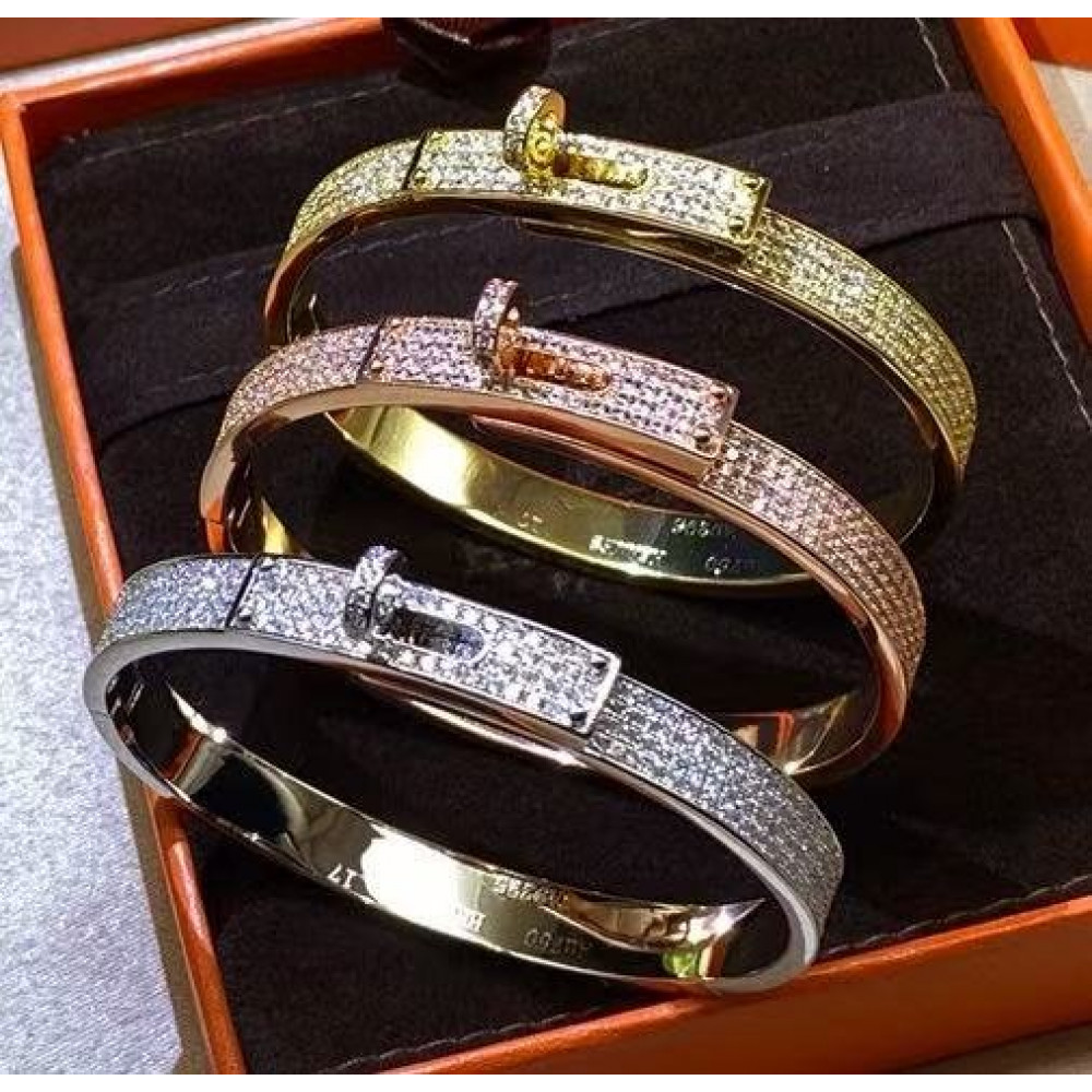 Hermes Bangle Full Diamonds