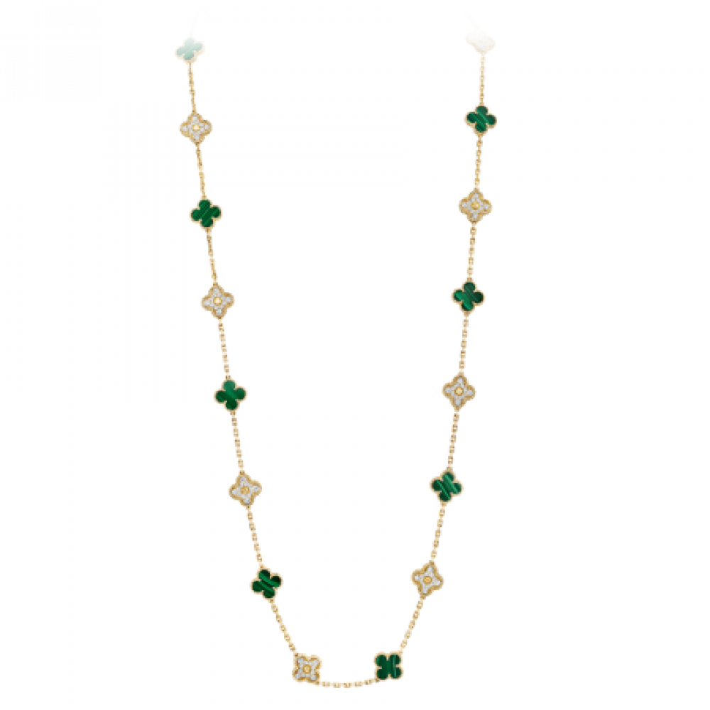 Clover Vintage Alhambra Twenty Flower Necklace