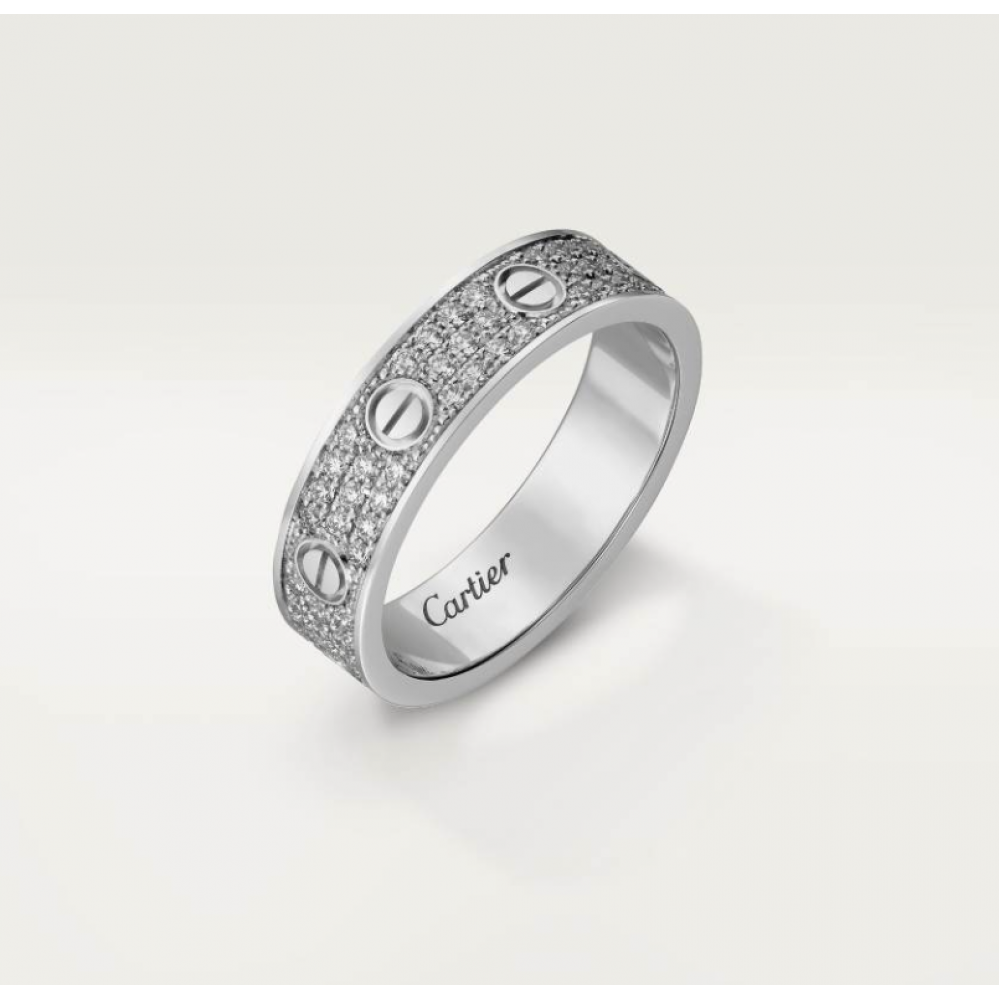 Cartier Love Ring Small Edition Set With Diamonds Cartier Love Ring Small Edition Set With Diamonds