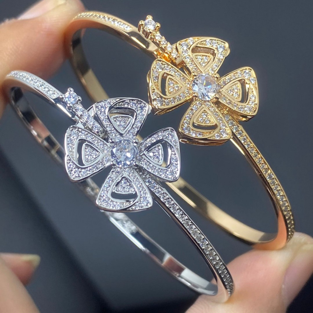 Bvlgari Bangle, Windmill Full Diamonds