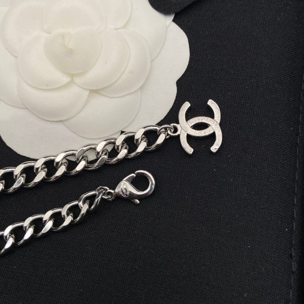 Chanel Neclace, Double Logo, Bow, With 5A+ Artificial Pearl
