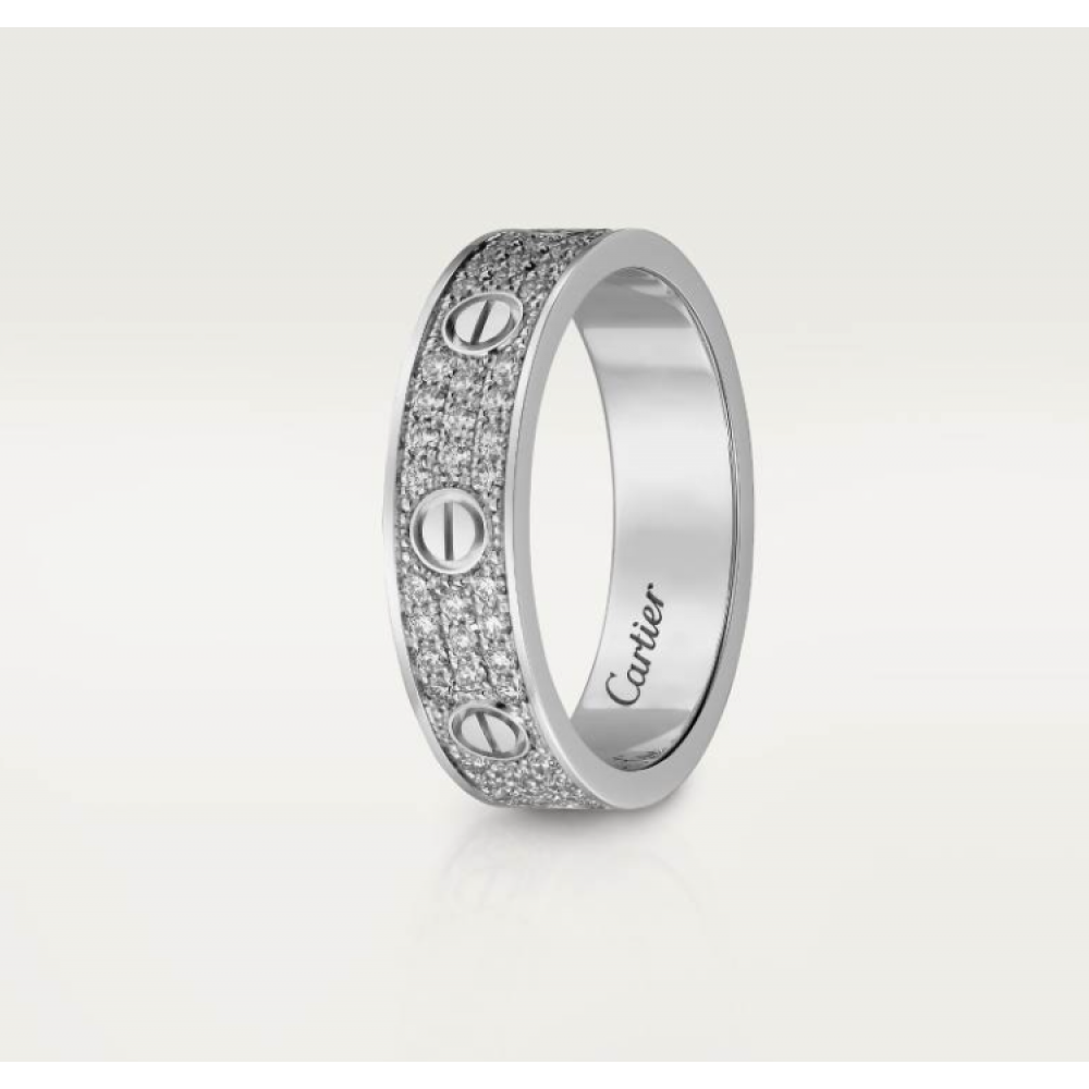 Cartier Love Ring Small Edition Set With Diamonds Cartier Love Ring Small Edition Set With Diamonds