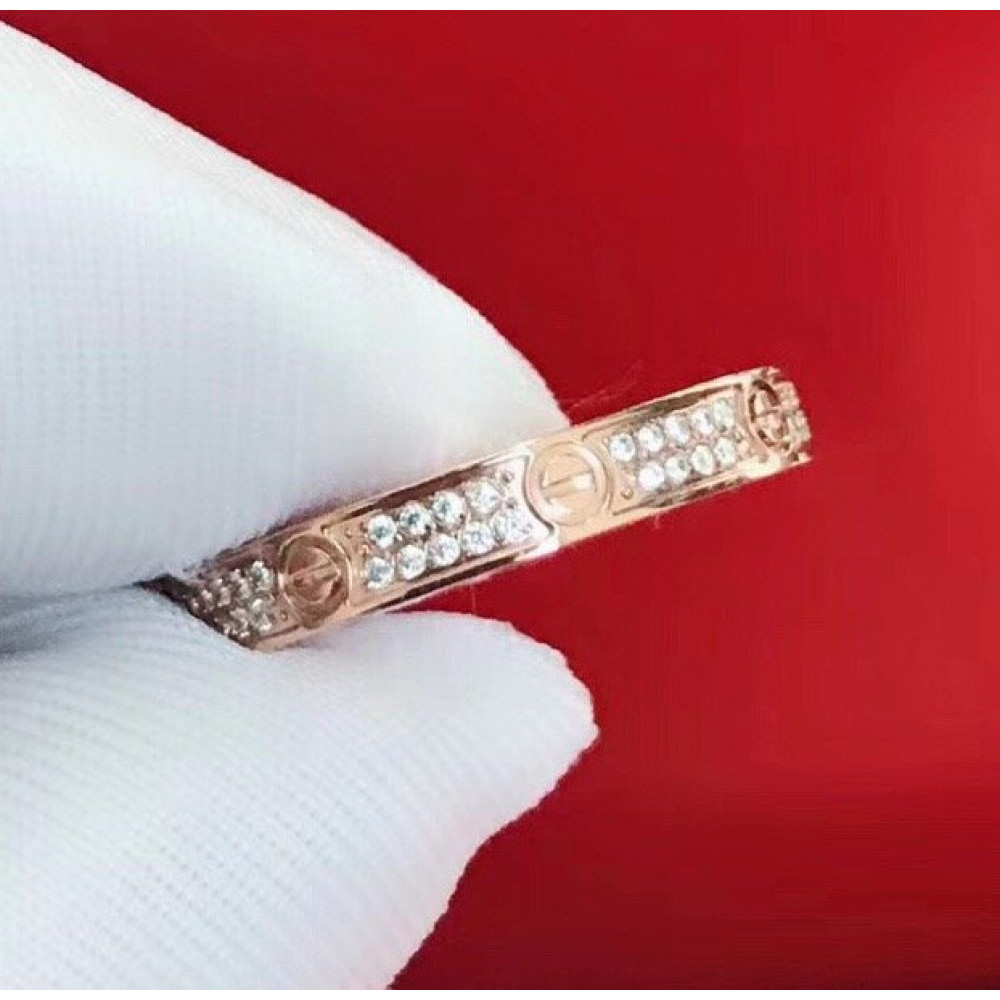 Cartier Love Ring Full Dia, Thin