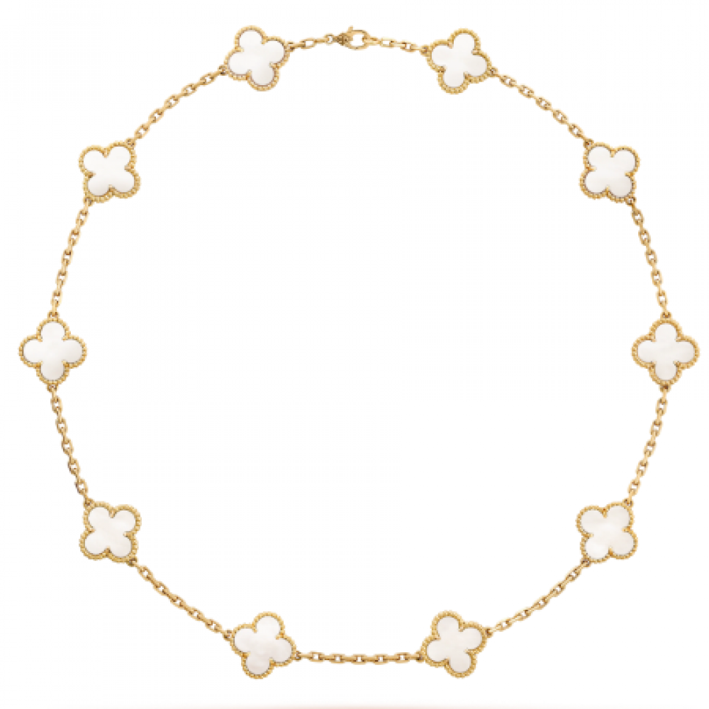 Clover Vintage Alhambra Ten Flower Necklace