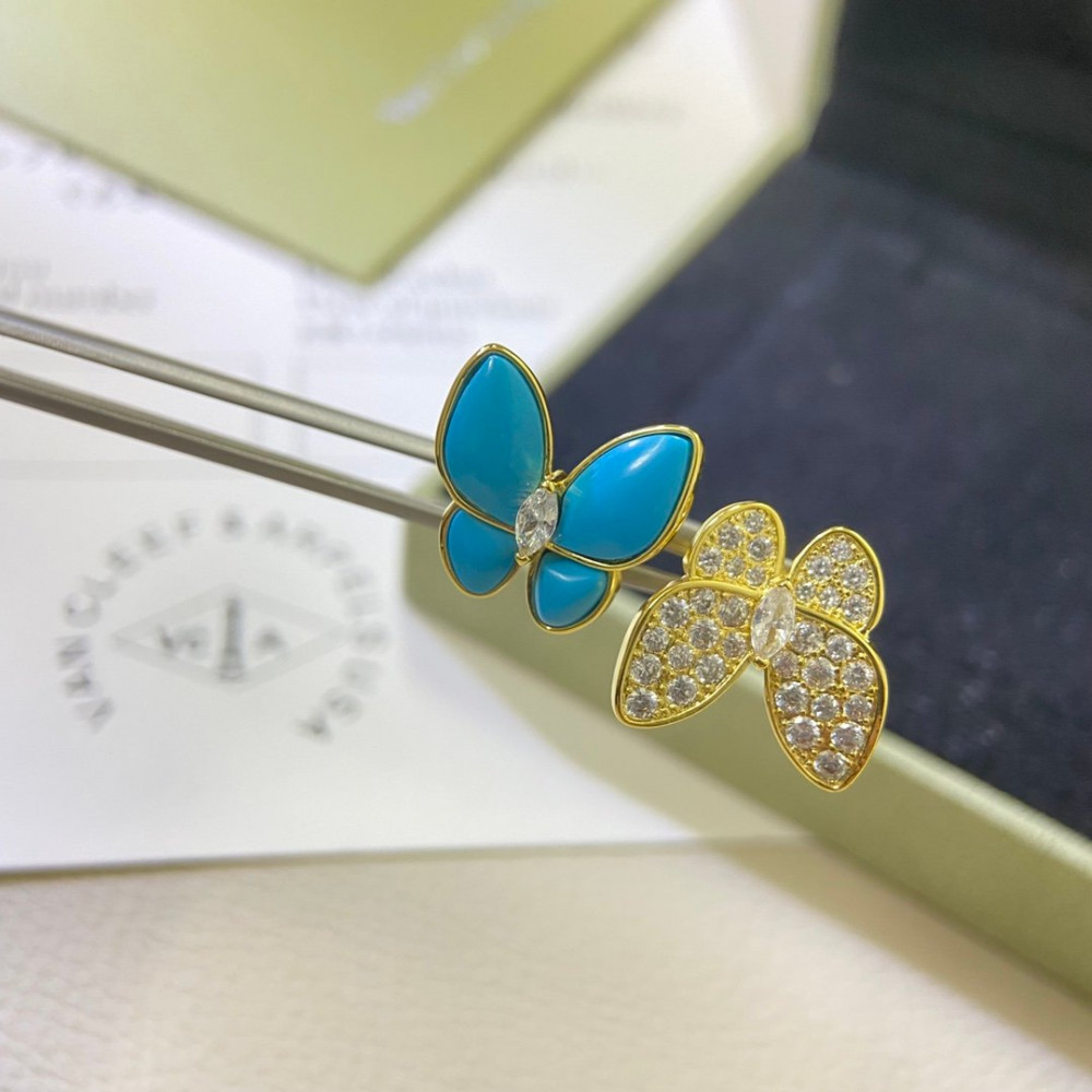 Clover Two Butterfly Rings Clover Two Butterfly Rings