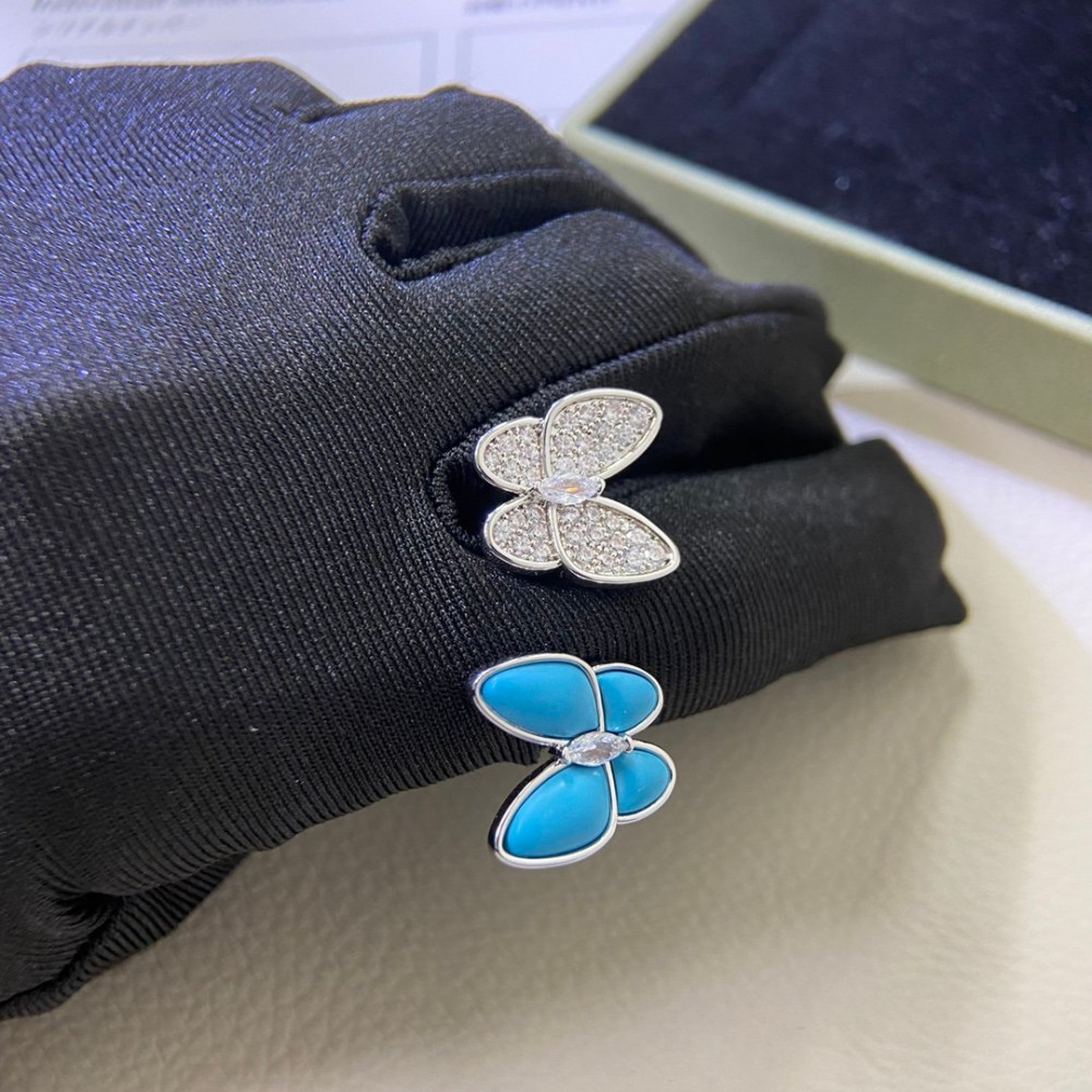 Clover Two Butterfly Rings Clover Two Butterfly Rings