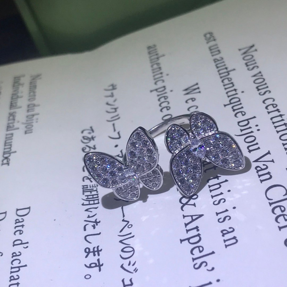 Clover Two Butterfly Rings Clover Two Butterfly Rings