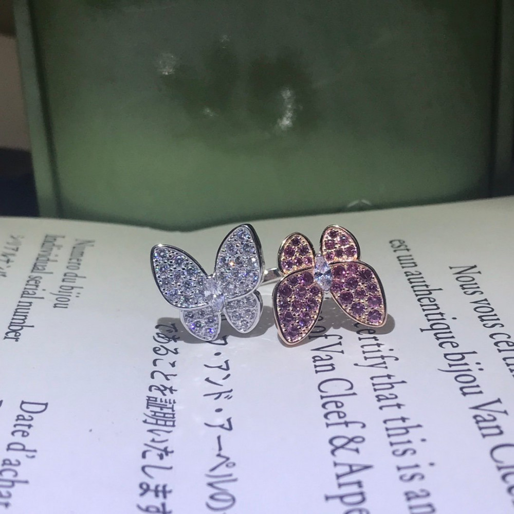 Clover Two Butterfly Rings Clover Two Butterfly Rings