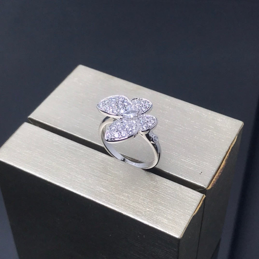 Clover Two Butterfly Rings Clover Two Butterfly Rings