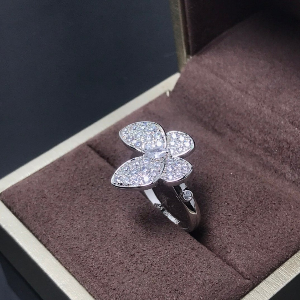 Clover Two Butterfly Rings Clover Two Butterfly Rings