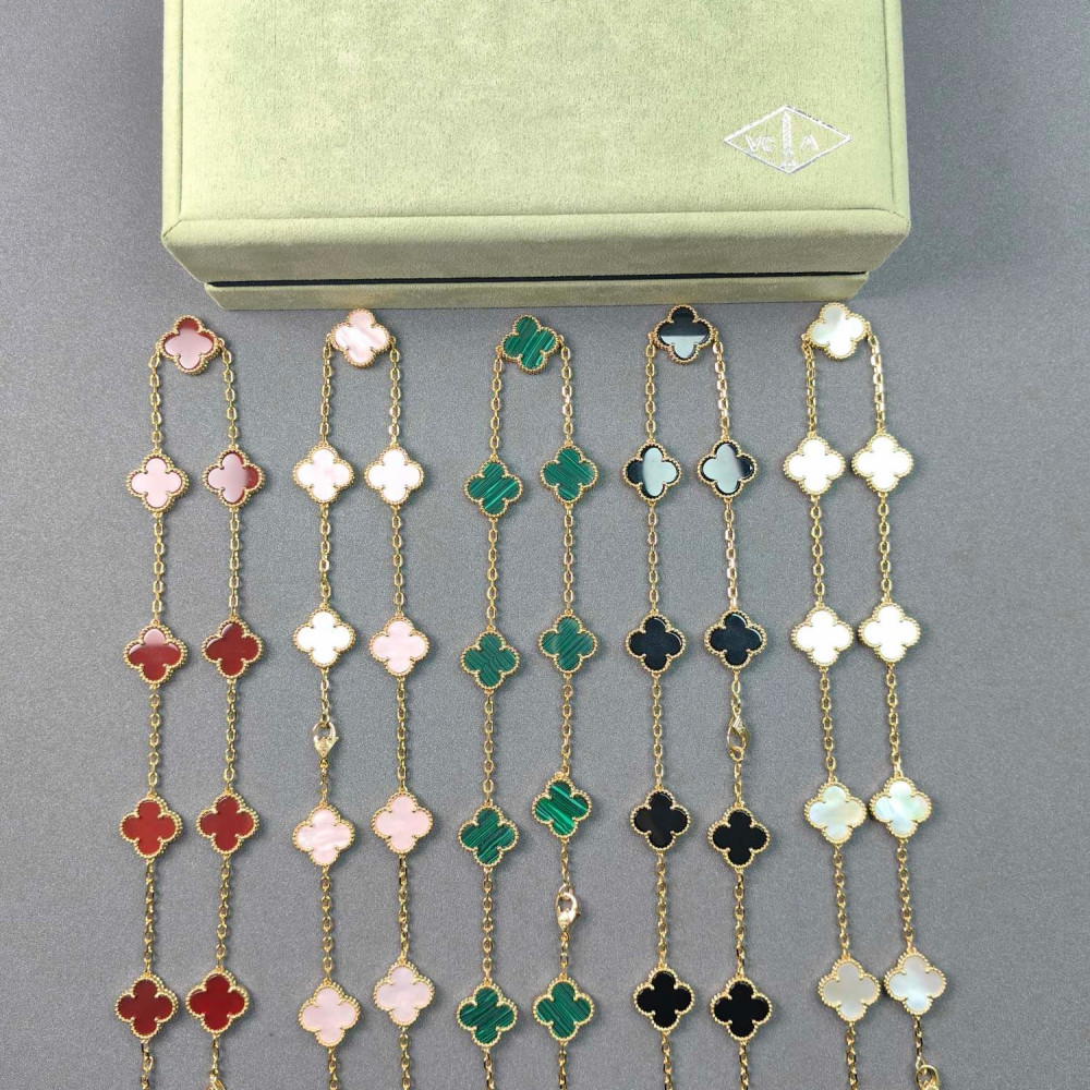 Clover Vintage Alhambra Ten Flower Necklace