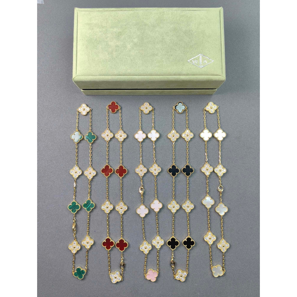 Clover Vintage Alhambra Ten Flower Necklace Clover Vintage Alhambra Ten Flower Necklace