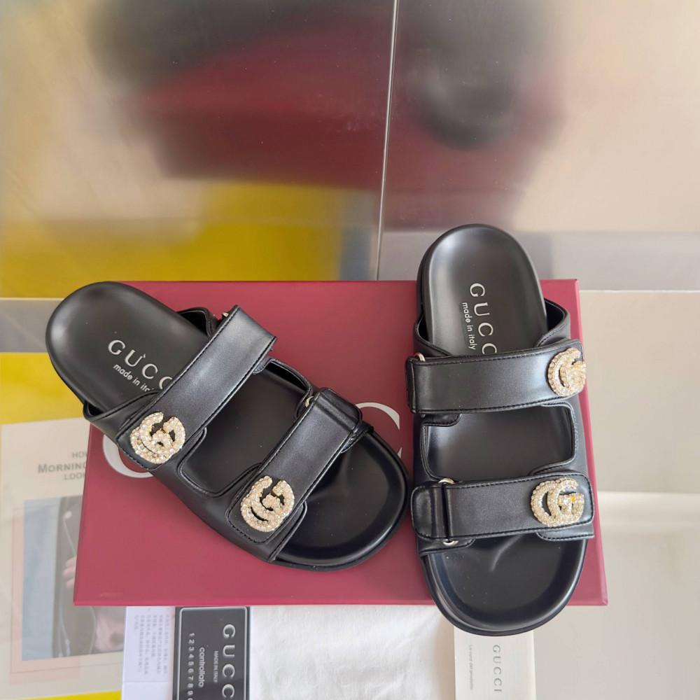 (WNMS)Gucci Slippers-16