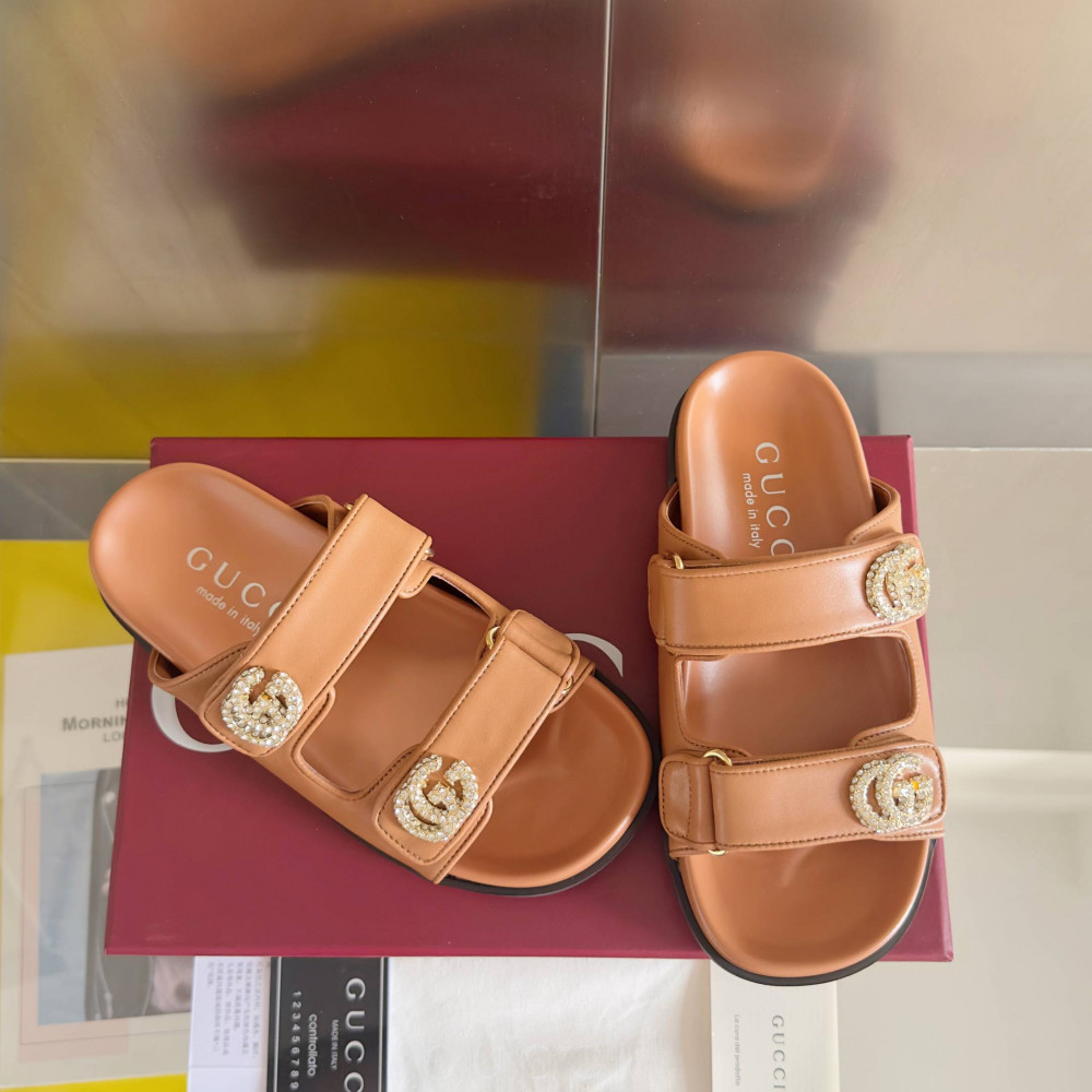 (WNMS)Gucci Slippers-17