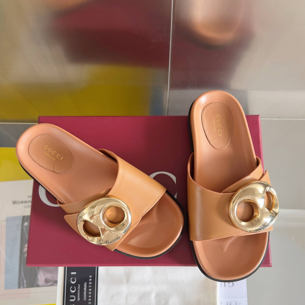 (WNMS)Gucci Slippers-19