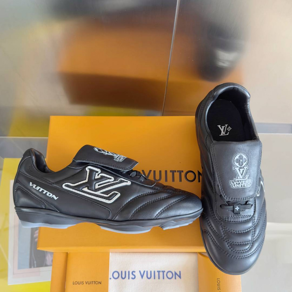 LV Footprint Soccer sneaker Black LV Footprint Soccer sneaker Black