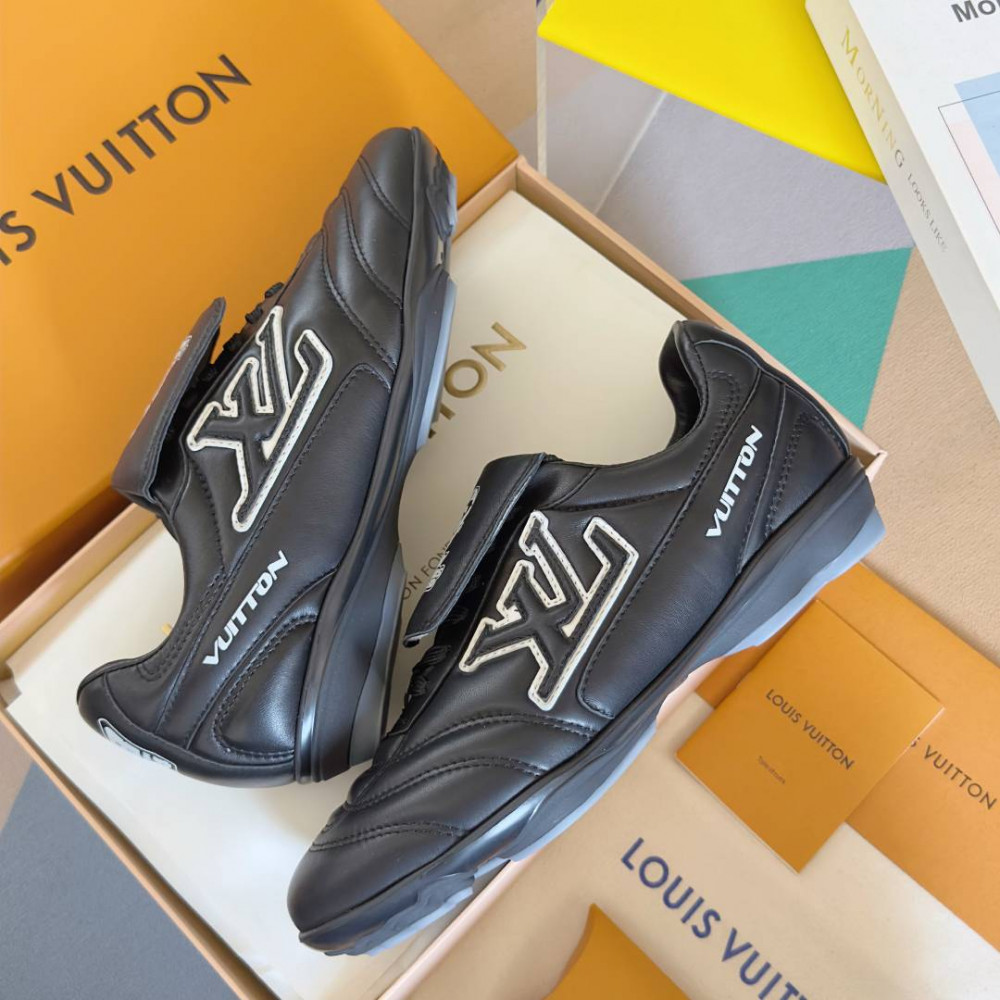 LV Footprint Soccer sneaker Black LV Footprint Soccer sneaker Black