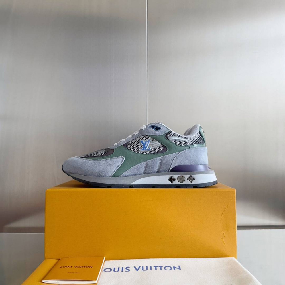 LV Run Away Sneaker Grayish Green
