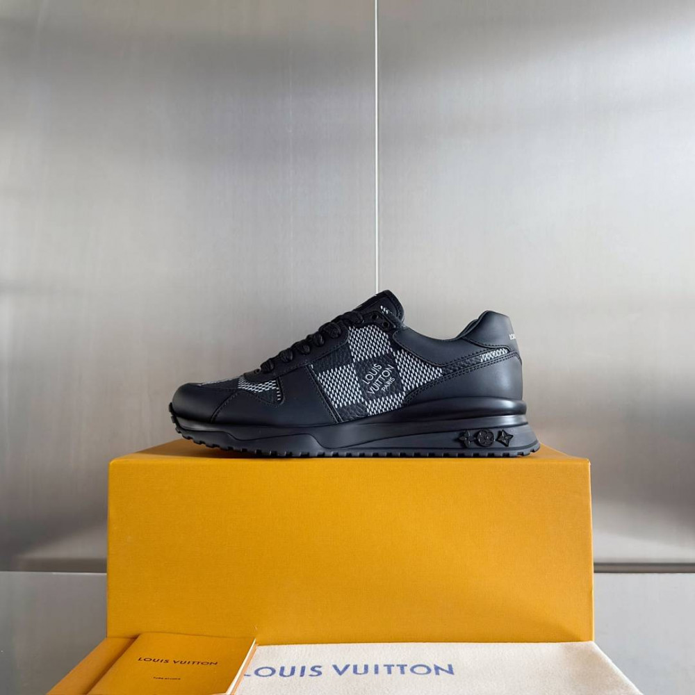 LV Run Away Sneaker Black Print