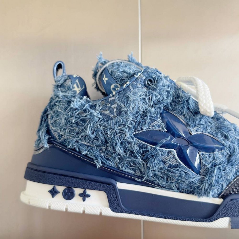 LV Skate Sneaker Plush Blue LV Skate Sneaker Plush Blue