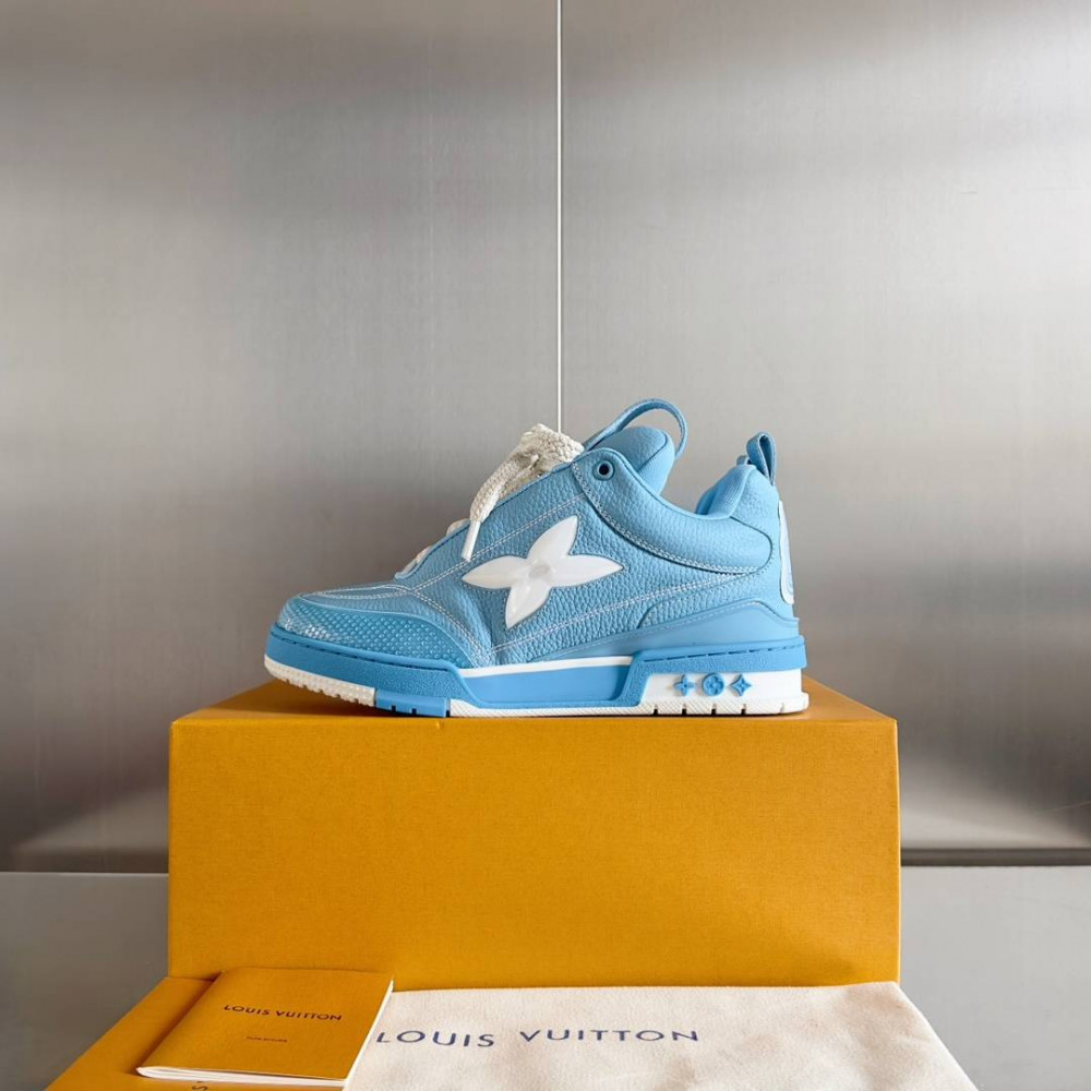LV Skate Sneaker Blue&White stars