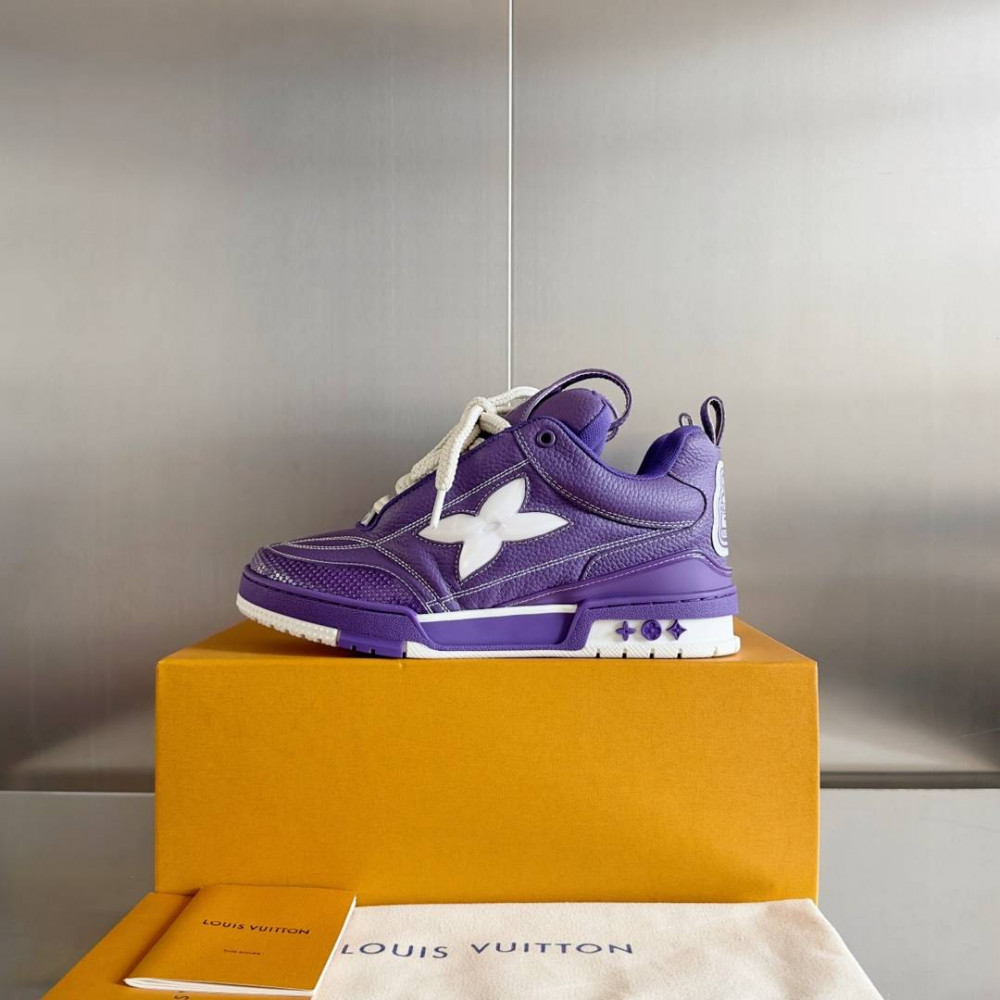 LV Skate Sneaker Purple&White Stars