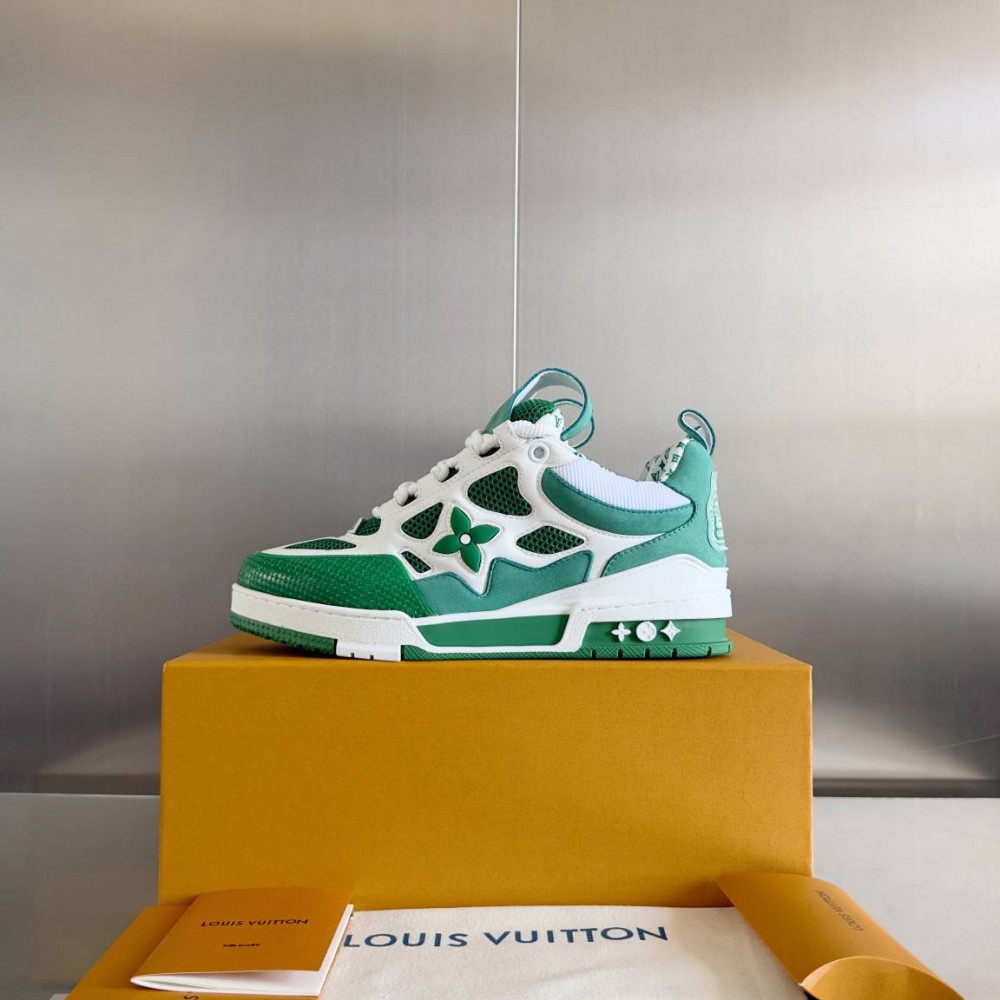 LV Skate Sneaker Green & Green Stars