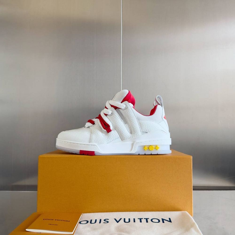 LV Skate Sneaker Red & White